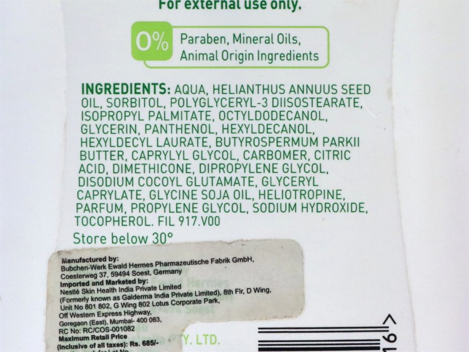 Cetaphil Baby Daily Lotion Review Ingredients
