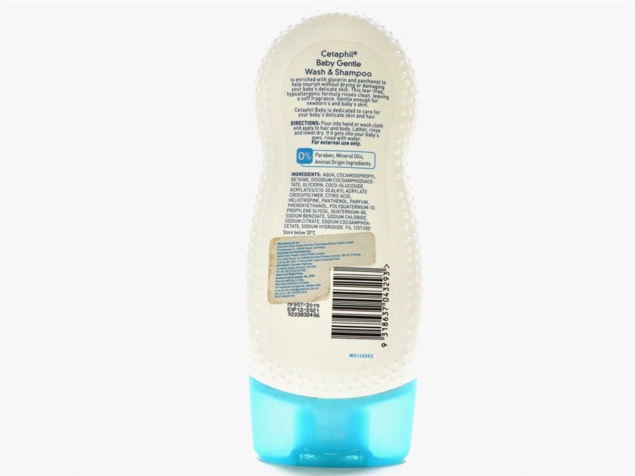 Cetaphil Baby Gentle Wash & Shampoo Review details