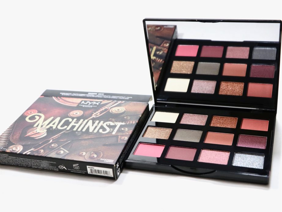 NYX Machinist EyeShadow Palette Ignite Review, Swatches