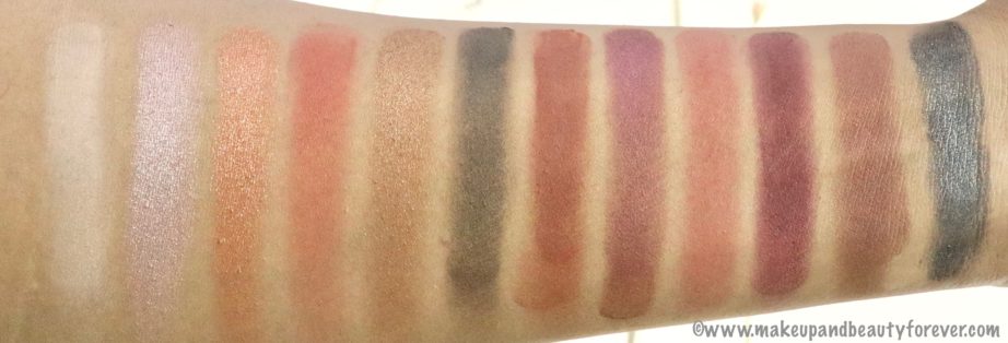 NYX Machinist EyeShadow Palette Ignite Review, Swatches Blog MBF