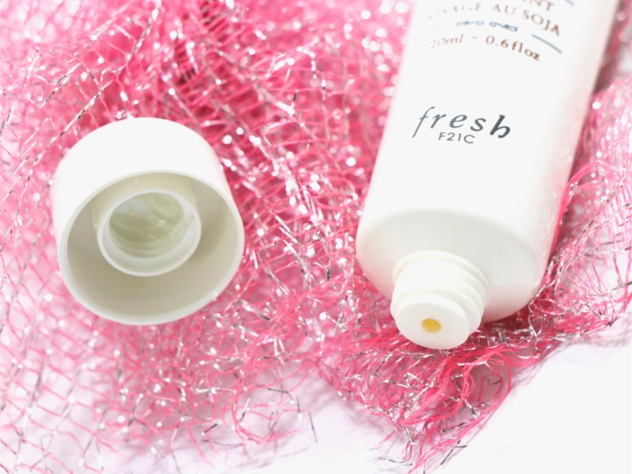 Fresh Soy Face Cleanser Review, Demo top