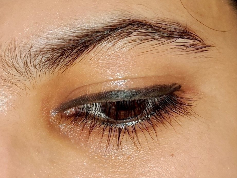 MAC Technakohl Liner Superfly Review, Swatches on eyes