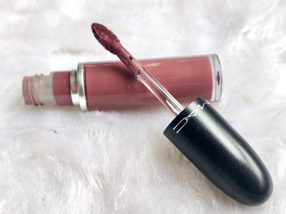 MAC Topped With Brandy Retro Matte Liquid Lipcolour Reviews, Swatches Blog MBF