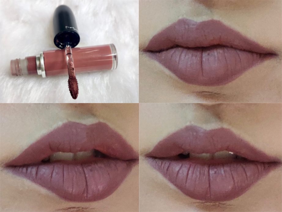 MAC Topped With Brandy Retro Matte Liquid Lipcolour Reviews, Swatches MBF BLOG