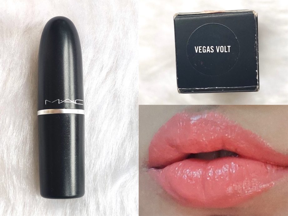 MAC Vegas Volt Amplified Creme Lipstick Review, Swatches MBF