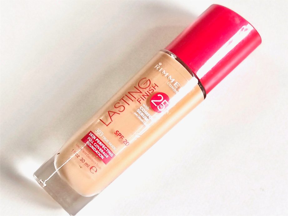 Rimmel Lasting Finish 25 Hour Foundation with Comfort Serum Review, Swatches