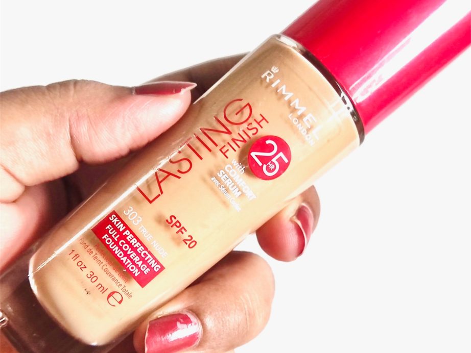 Rimmel Lasting Finish 25 Hour Foundation with Comfort Serum Review, Swatches