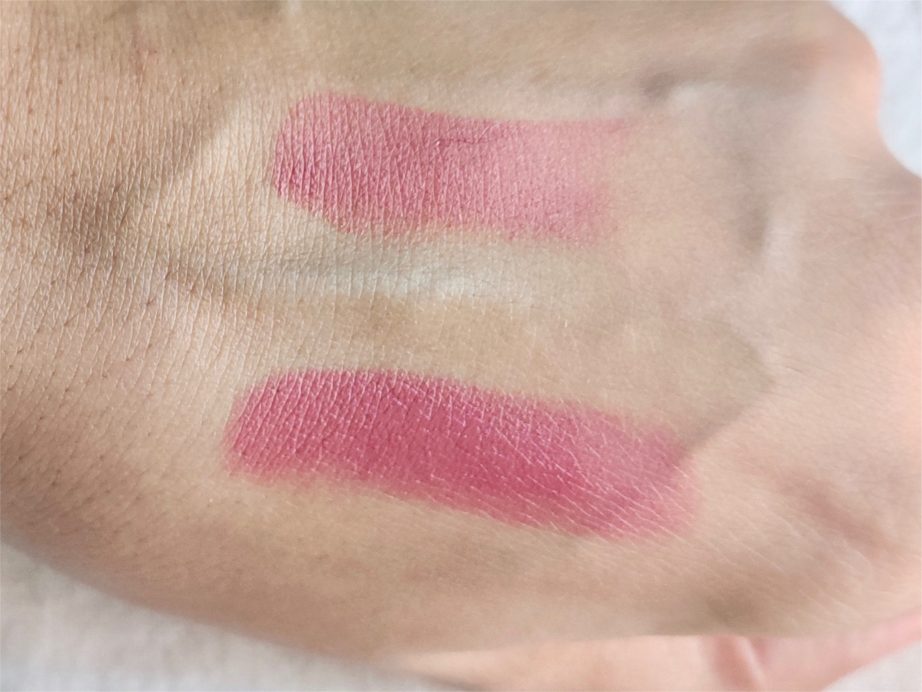 Sugar Better Call Salmon 09 Its A-Pout Time Vivid Lipstick Review, Swatches skin