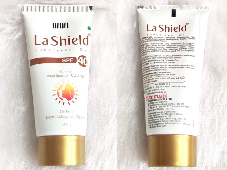 La Shield Sunscreen Gel SPF 40 P+++ Review on mbf