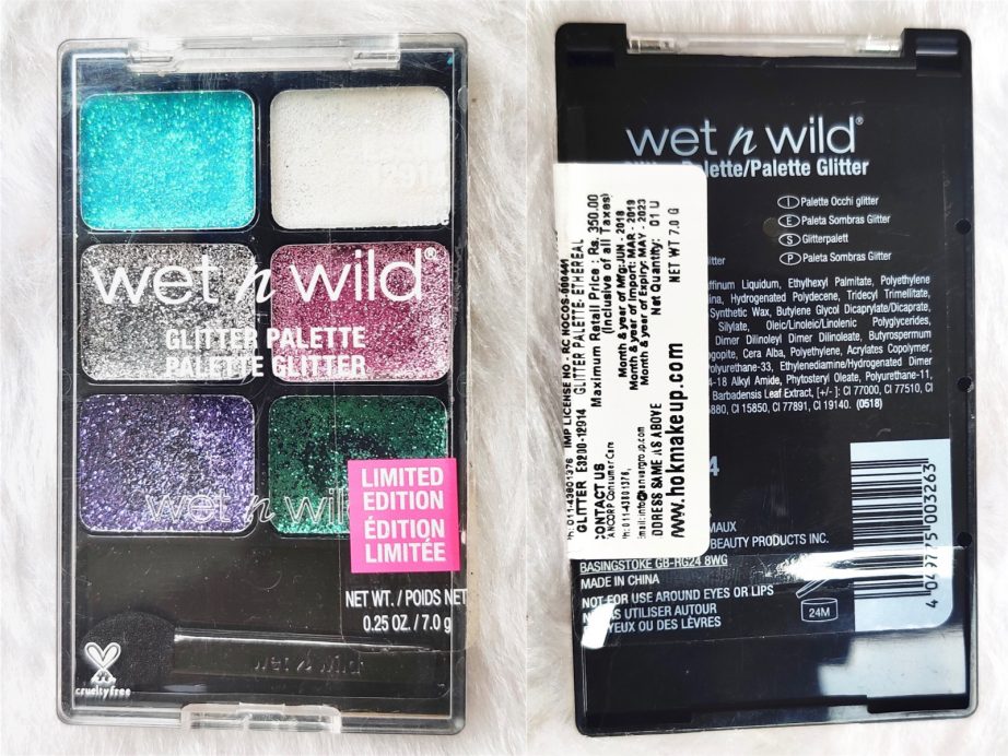 stivhed Lignende Meget sur Wet n Wild Glitter Palette Ethereal Review, Swatches