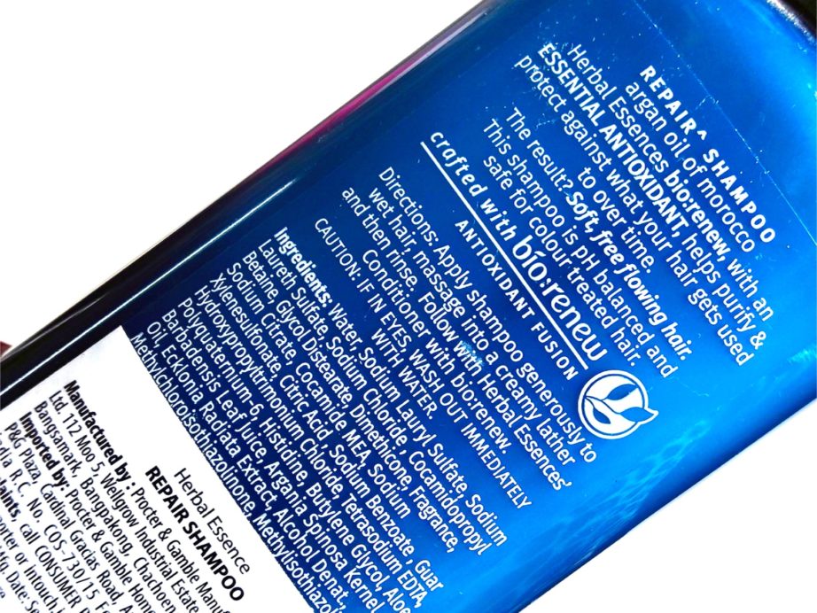 stak Lil ordbog Herbal Essences Argan Oil Shampoo Review