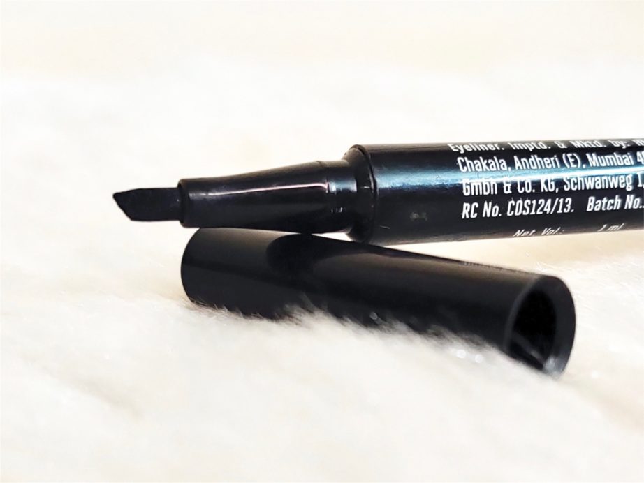 Lakme Eyeconic Liner Pen BLock Tip Review, Swatches MBF Blog