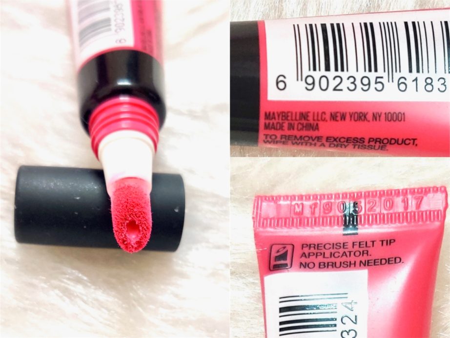 Maybelline Flaunting My Pink 08 Color Jolt Matte Intense Lip Paint Review, Swatches MBF Blog