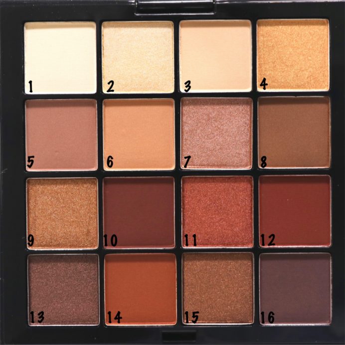 her crush sirene NYX Warm Neutrals Ultimate Shadow Palette Review, Swatches
