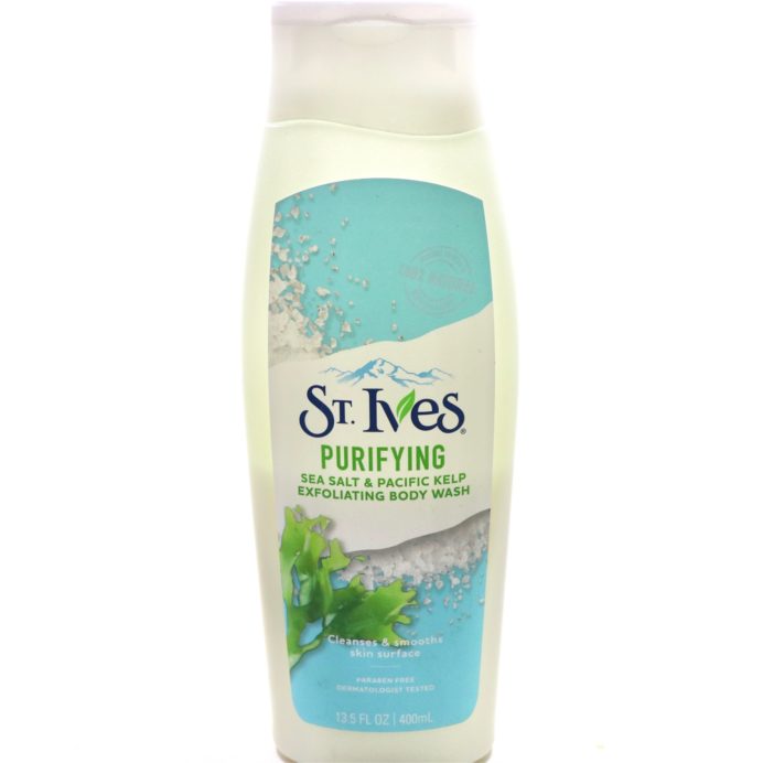 St. Ives Purifying Sea Salt & Pacific Kelp Exfoliating Body Wash Review