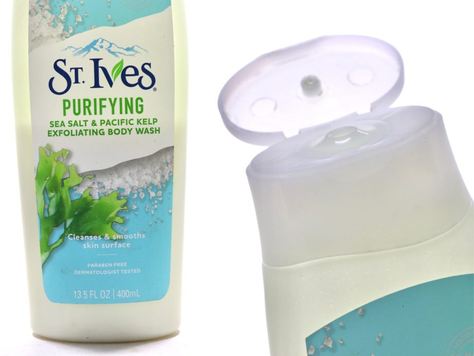 St. Ives Purifying Sea Salt & Pacific Kelp Exfoliating Body Wash Review MBF Blog