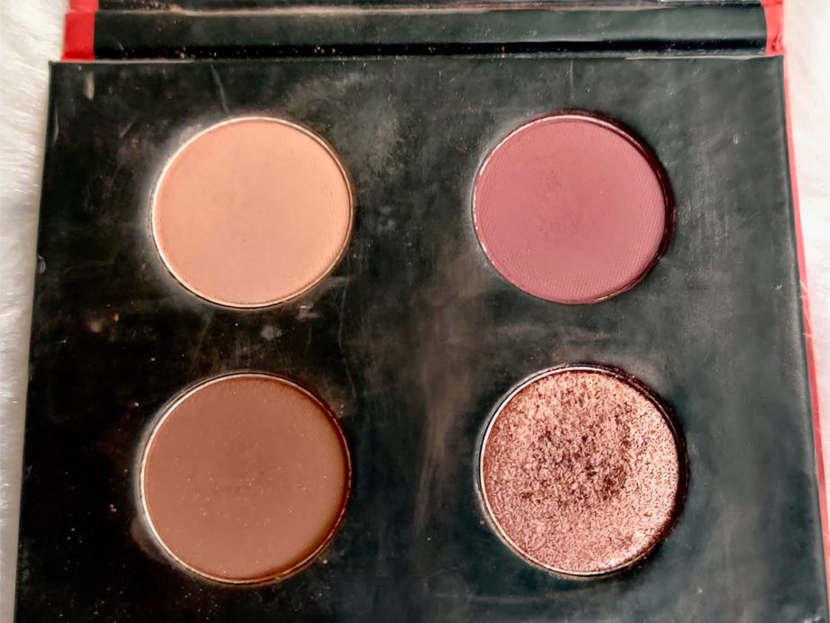 Sugar Blend The Rules Eyeshadow Quad 07 Applause Review, Swatches MBF