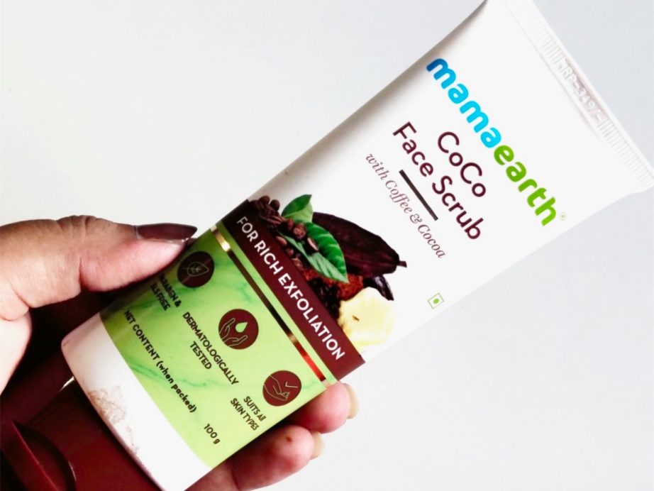 Mamaearth CoCo Face Scrub with Coffee & Cocoa for Rich Exfoliation Review MBF