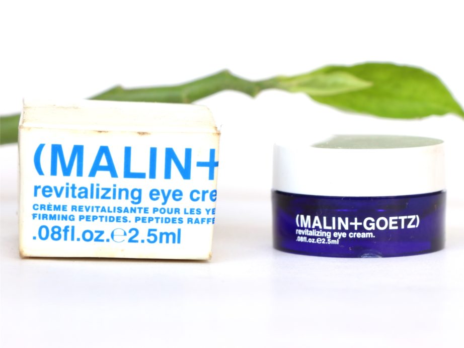 MALIN+GOETZ Revitalizing Eye Cream Review