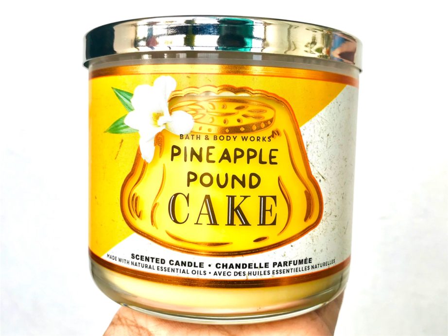Bath & Body Works Pineapple Pound Cake 3 Wick Candle Review