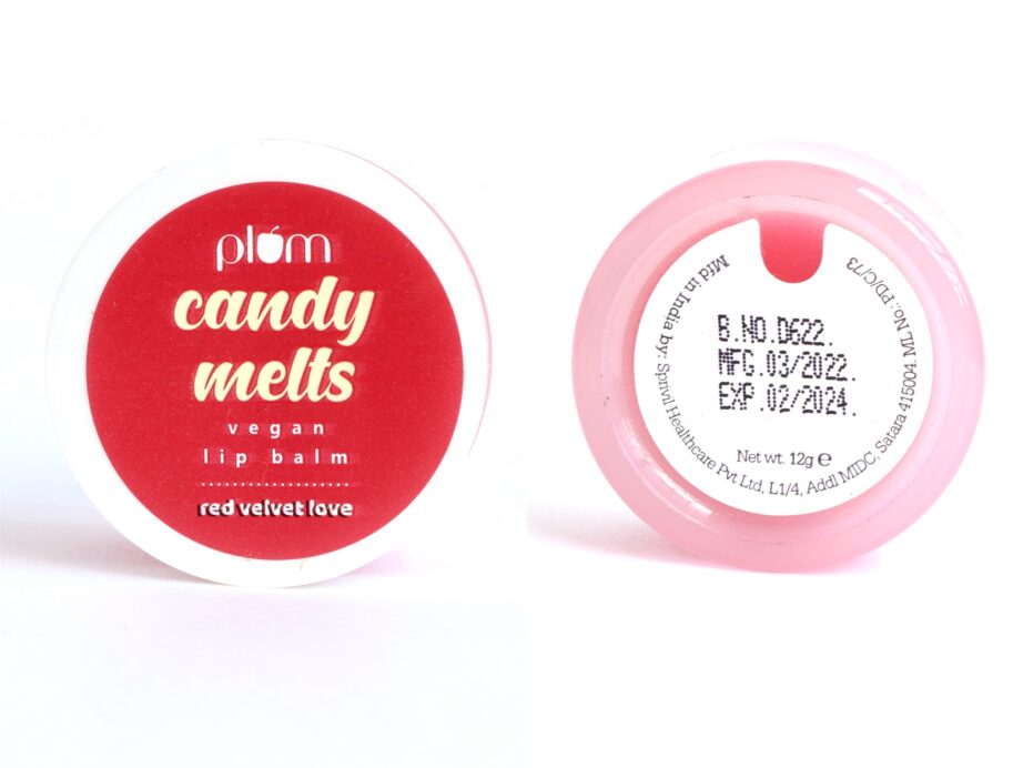 Plum Candy Melts Vegan Lip Balm Red Velvet Love Review MBF