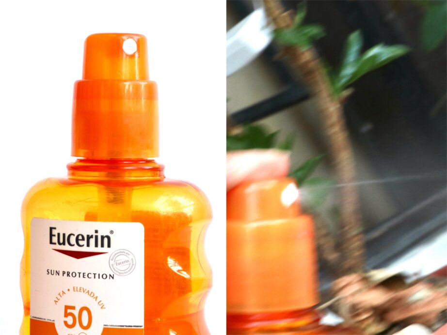 Eucerin Sensitive Protect Sun Spray SPF 50 Sunscreen Review MBF
