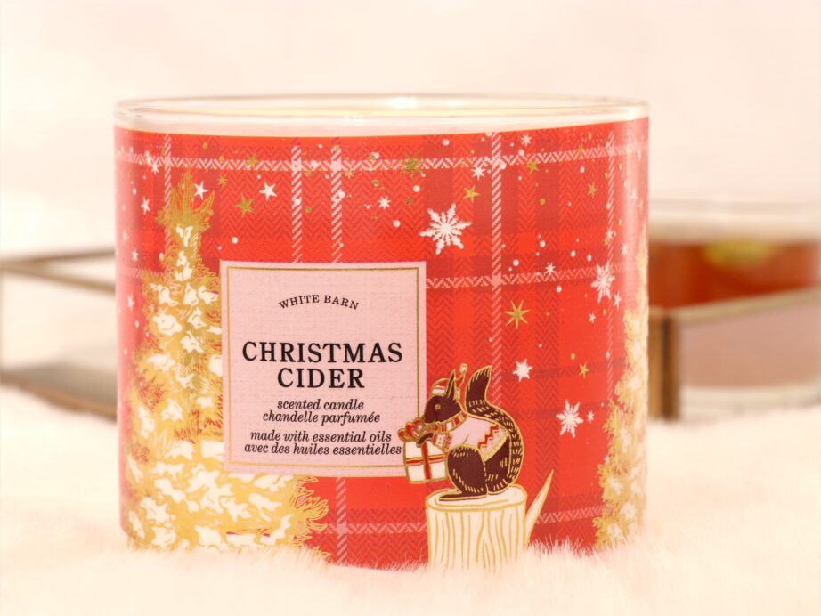 Bath & Body Works Christmas Cider 3 Wick Candle Review
