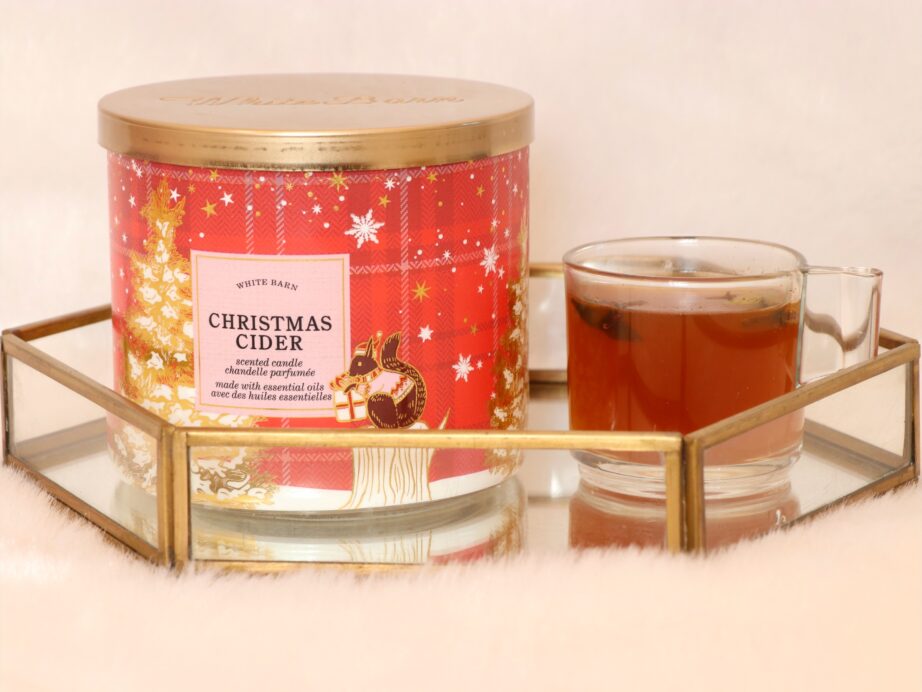 Bath & Body Works Christmas Cider 3 Wick Candle Review MBF