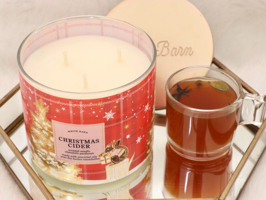 Bath & Body Works Christmas Cider 3 Wick Candle Review on MBF