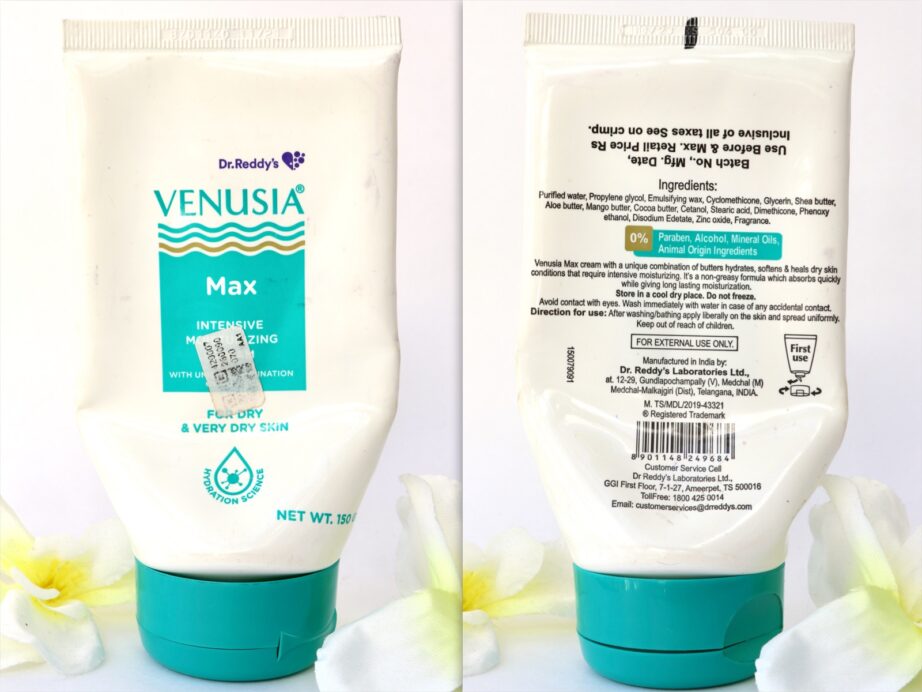 Dr. Reddy's Venusia Max Intensive Moisturizing Cream Review details