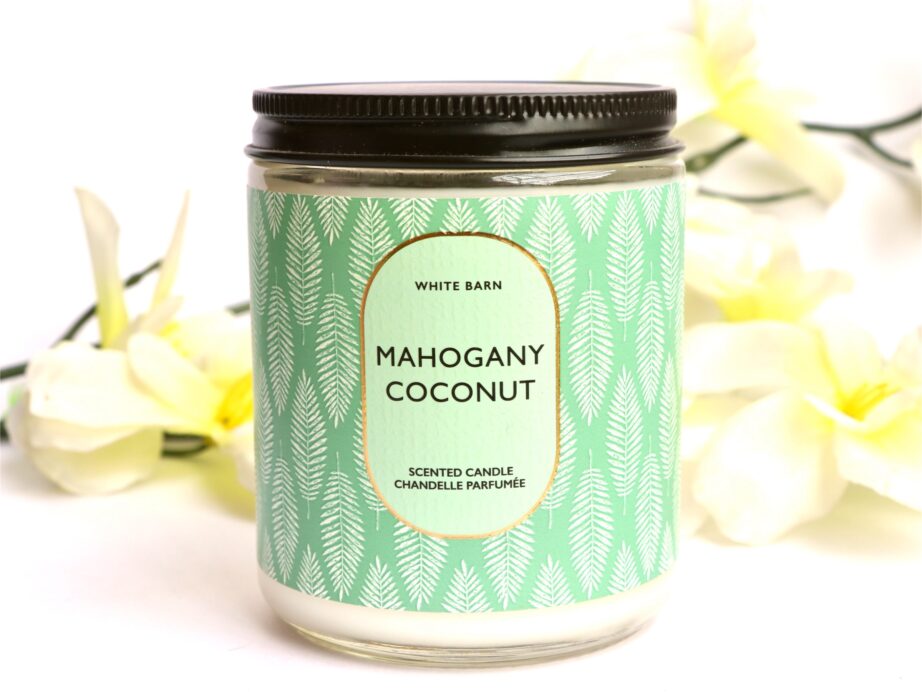 Bath & Body Works Mahogany Coconut Candle Review